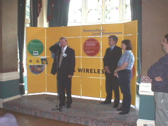 addressing the ALDC Councillors' Reception