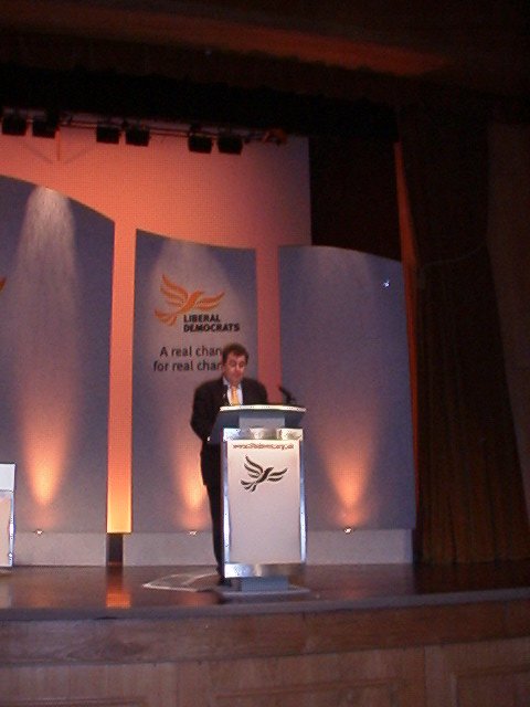 Adrian Sanders MP speaking (2)
