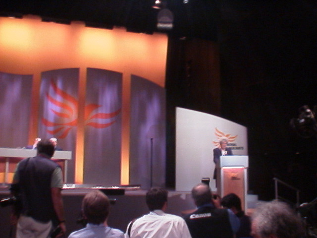 President Diana, Baroness Maddock, speaking