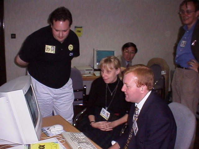 Charles Kennedy at the keyboard (1)