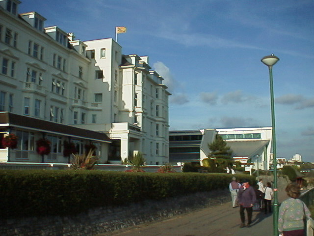 The Liberal Democrat flag flies
