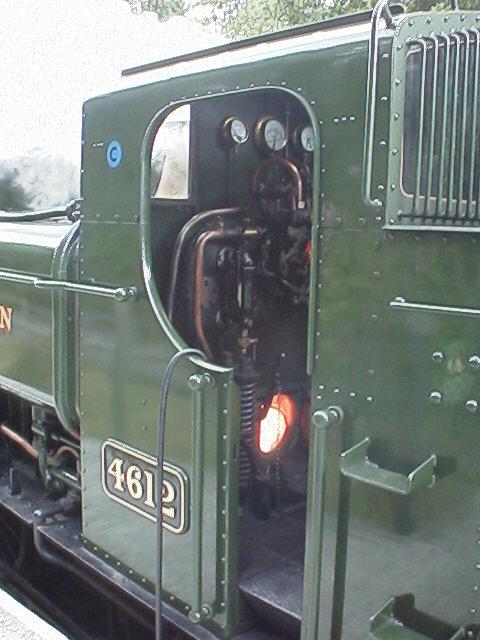 Awaiting departure with a good fire