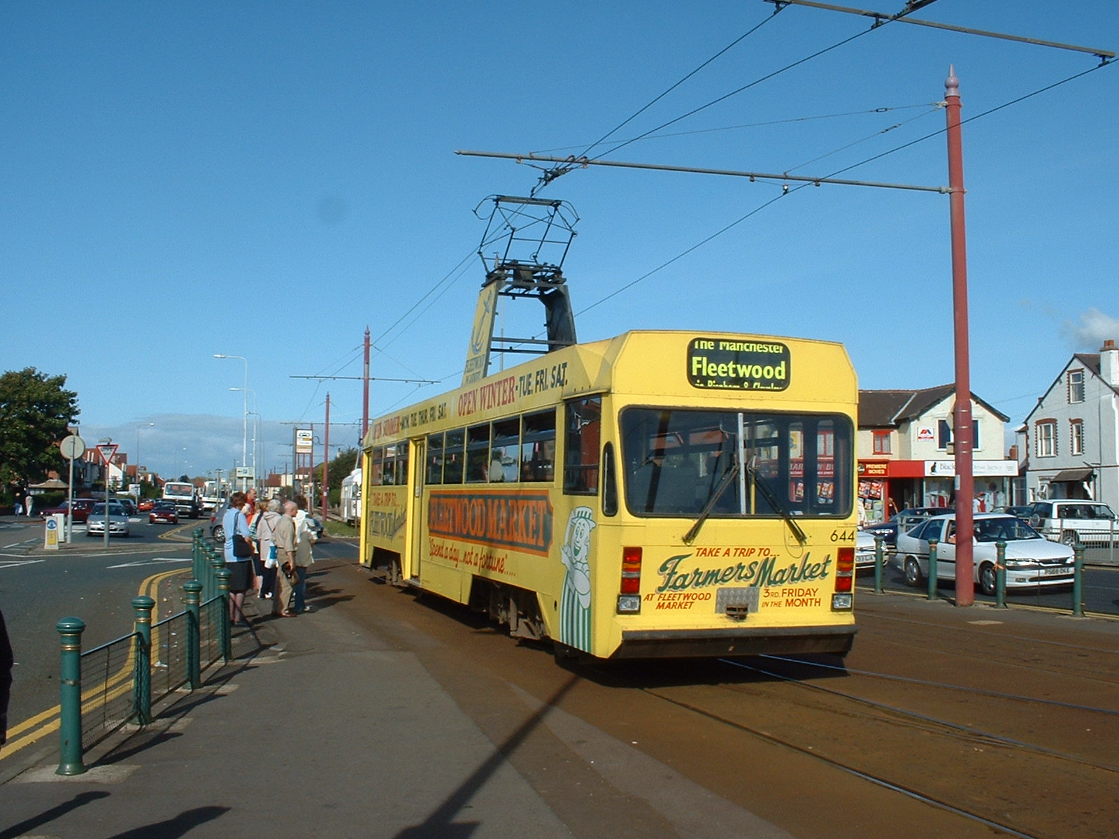 Tram 644 at Cleveleys