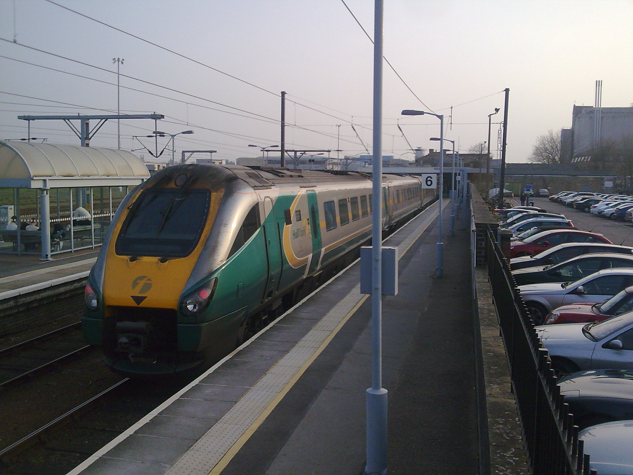 Awaiting departure to Hull in platform 6