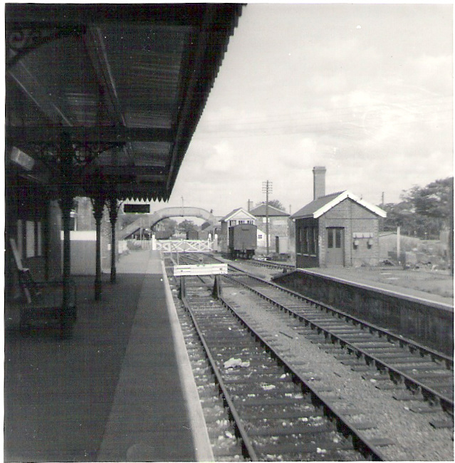 Dereham buffer stops, goods line to Fakenham beyond