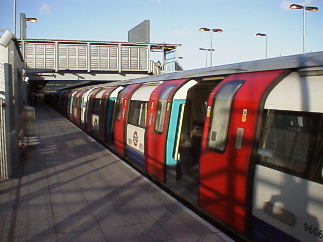 Jubilee line train at Stratford