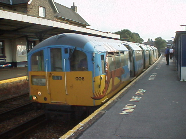 Island Line 1938 tube stock at Sandown