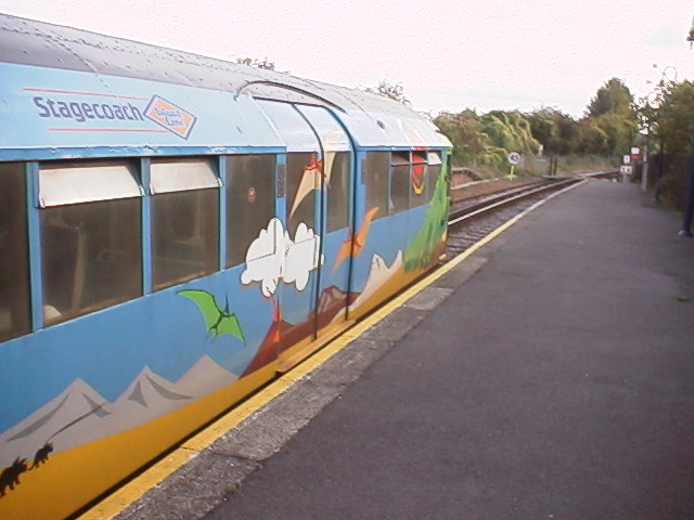 Island Line 1938 tube stock at Brading