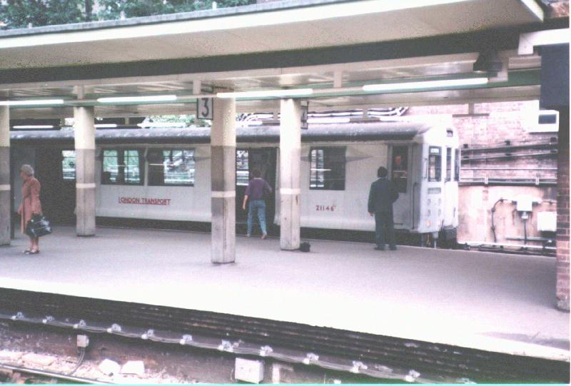 Unique R49 driving motor car at Earls Court