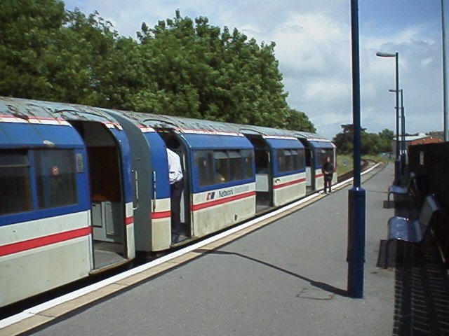 Island Line 1938 tube stock at Shanklin 1999