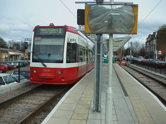 2544 on route 2 awaits departure from Beckenham Junction