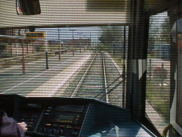 Looking out of 2543 at Elmers End